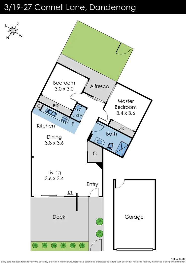 Floorplan of Homely house listing, 3/19-27 Connell Lane, Dandenong VIC 3175