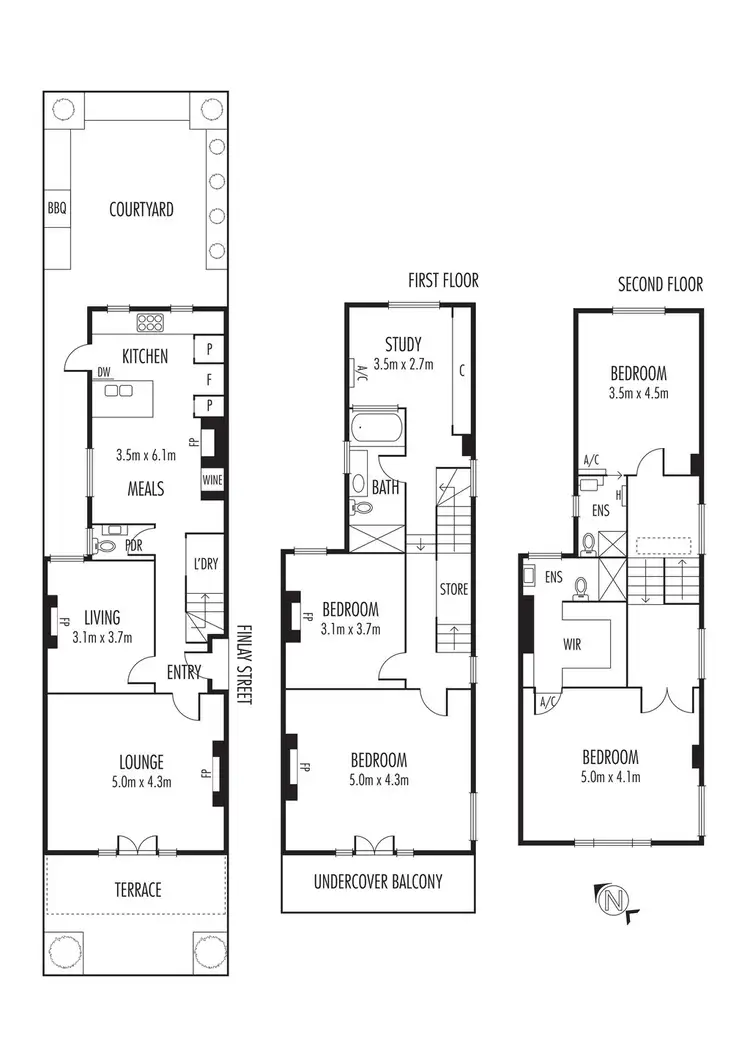 Floorplan of Homely house listing, 81 Merton Street, Albert Park VIC 3206