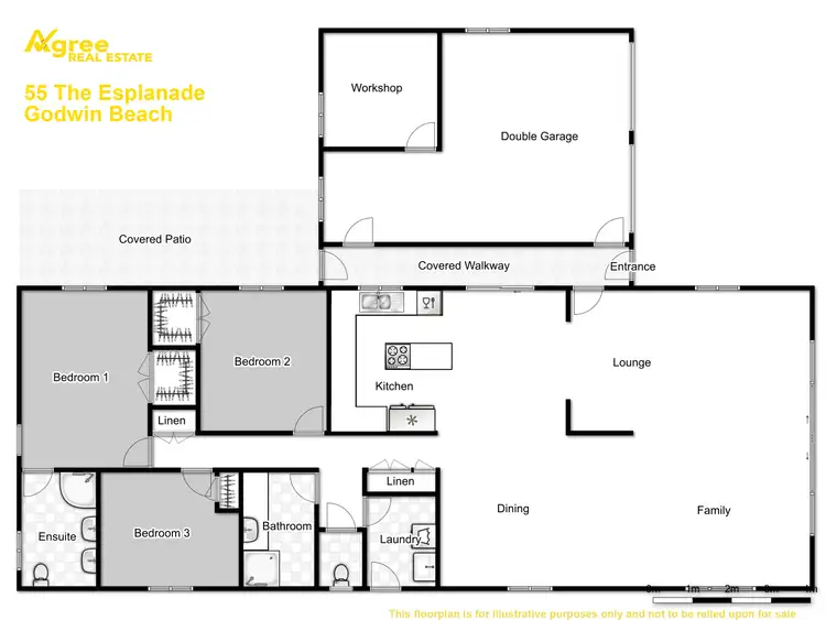 Floorplan of Homely house listing, 55 Esplanade, Godwin Beach QLD 4511