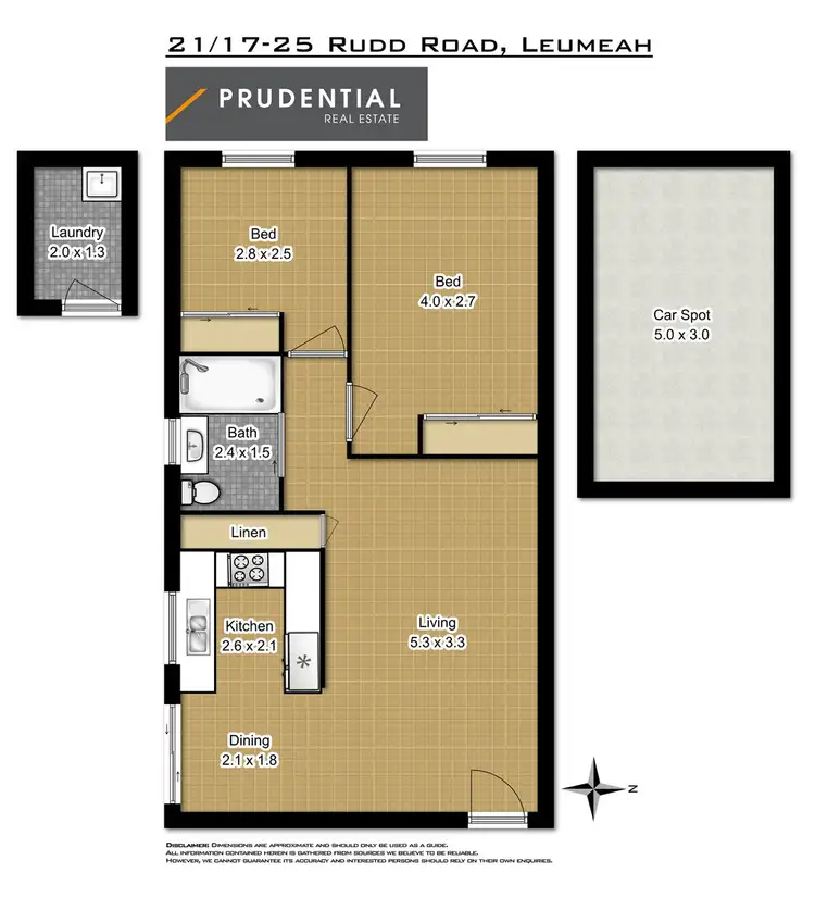 Floorplan of Homely house listing, 21/17-25 Rudd Road, Leumeah NSW 2560