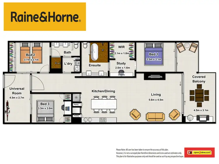 Floorplan of Homely unit listing, 305/56 Macrossan St (Coconut Grove), Port Douglas QLD 4877