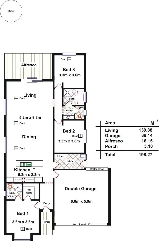 Floorplan of Homely house listing, 526B Main North Road, Evanston Park SA 5116