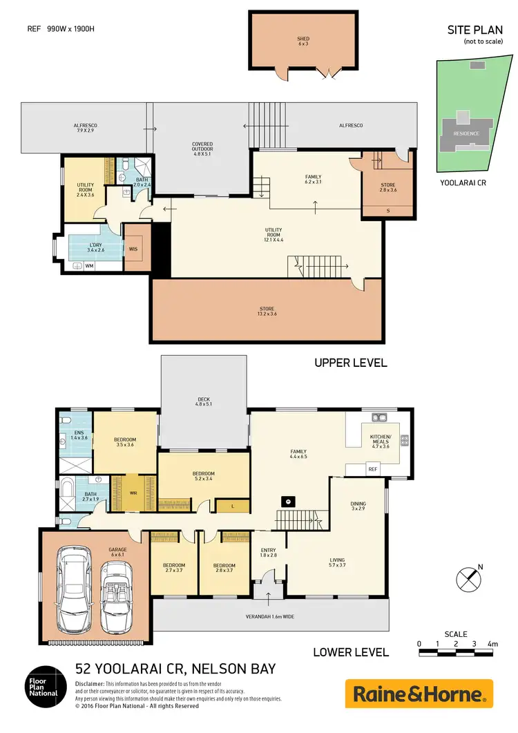 Floorplan of Homely house listing, 52 Yoolarai Crescent, Nelson Bay NSW 2315