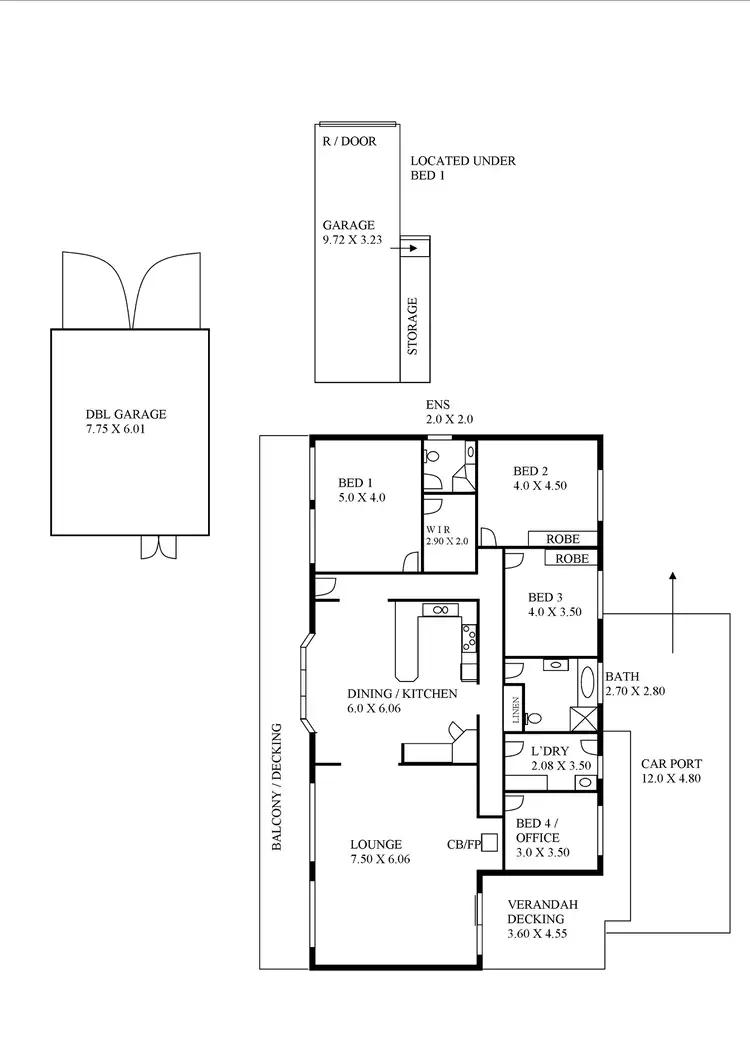 Floorplan of Homely house listing, 2 Jordan Court, Port Lincoln SA 5606