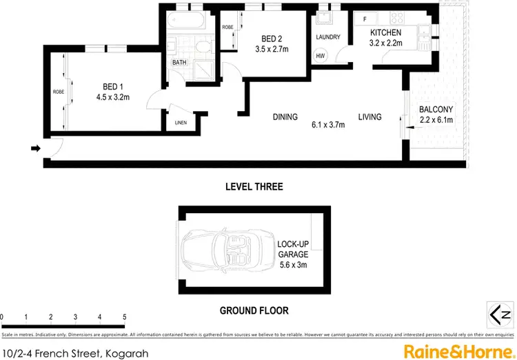Floorplan of Homely unit listing, 10/2-4 French Street, Kogarah NSW 2217