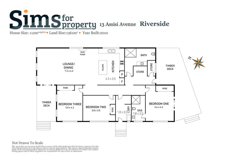 Floorplan of Homely house listing, 13 Assisi Avenue, Riverside TAS 7250