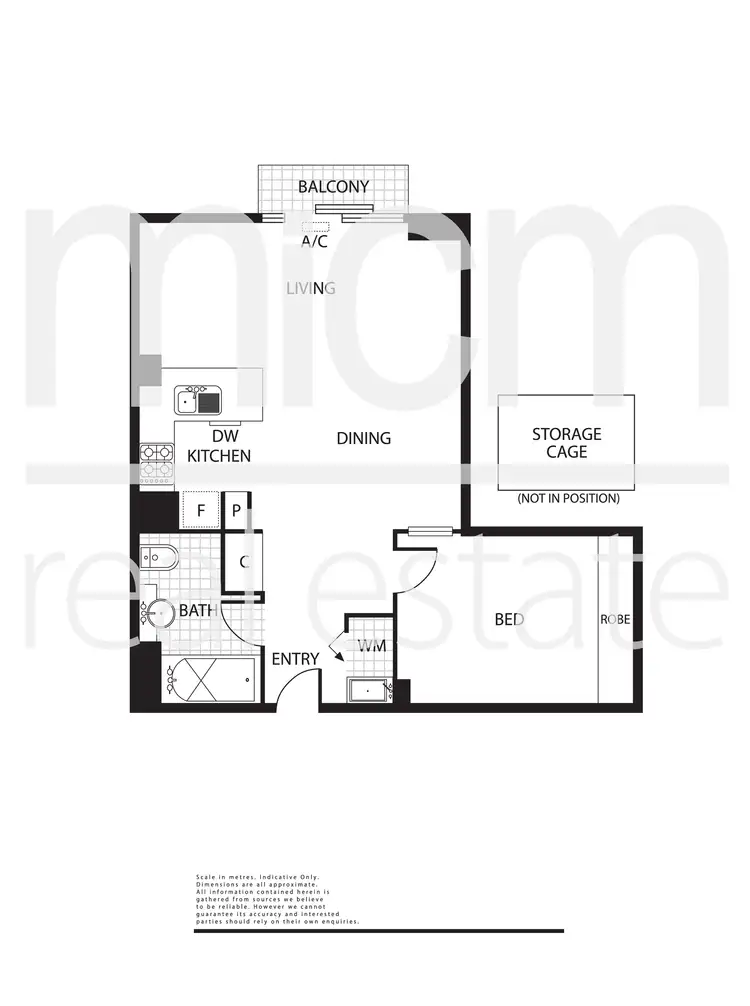 Floorplan of Homely apartment listing, 905/639 Little Bourke Street, Melbourne VIC 3000