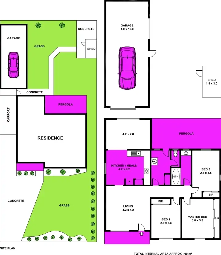 Floorplan of Homely house listing, 16 Neptune Avenue, Newcomb VIC 3219