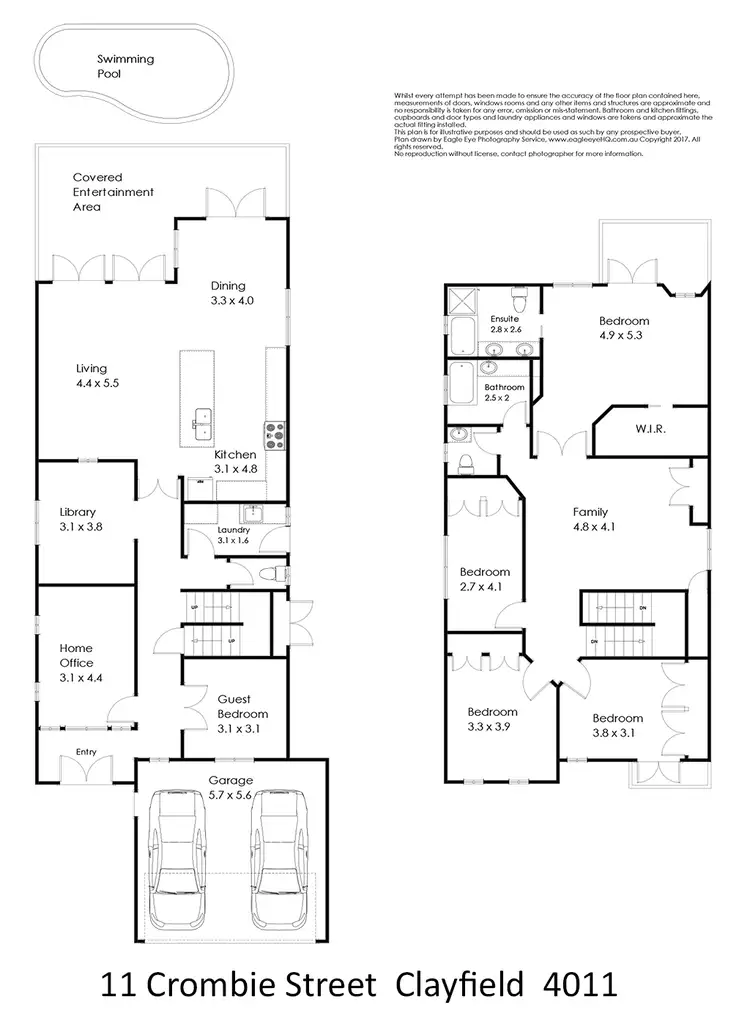 Floorplan of Homely house listing, 11 Crombie Street, Clayfield QLD 4011