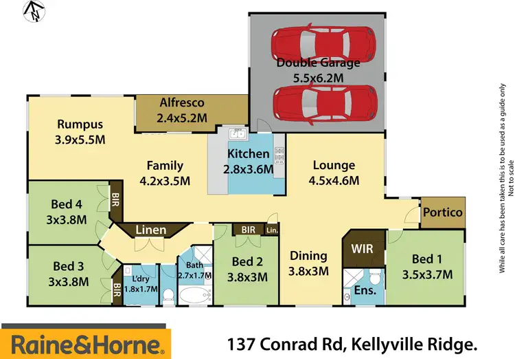 Floorplan of Homely house listing, 137 Conrad Road, Kellyville Ridge NSW 2155