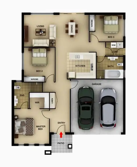 Floorplan of Homely house listing, 27 Dunphy Crescent, Mudgee NSW 2850