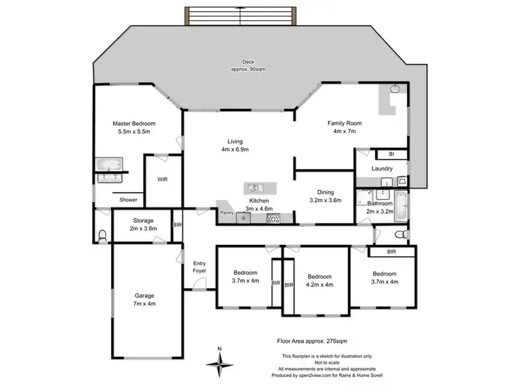 Floorplan of Homely house listing, 13 Moorpark Court, Forcett TAS 7173