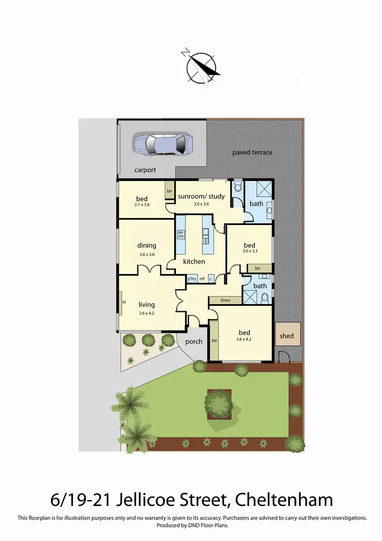 Floorplan of Homely house listing, 6/19-21 Jellicoe Street, Cheltenham VIC 3192