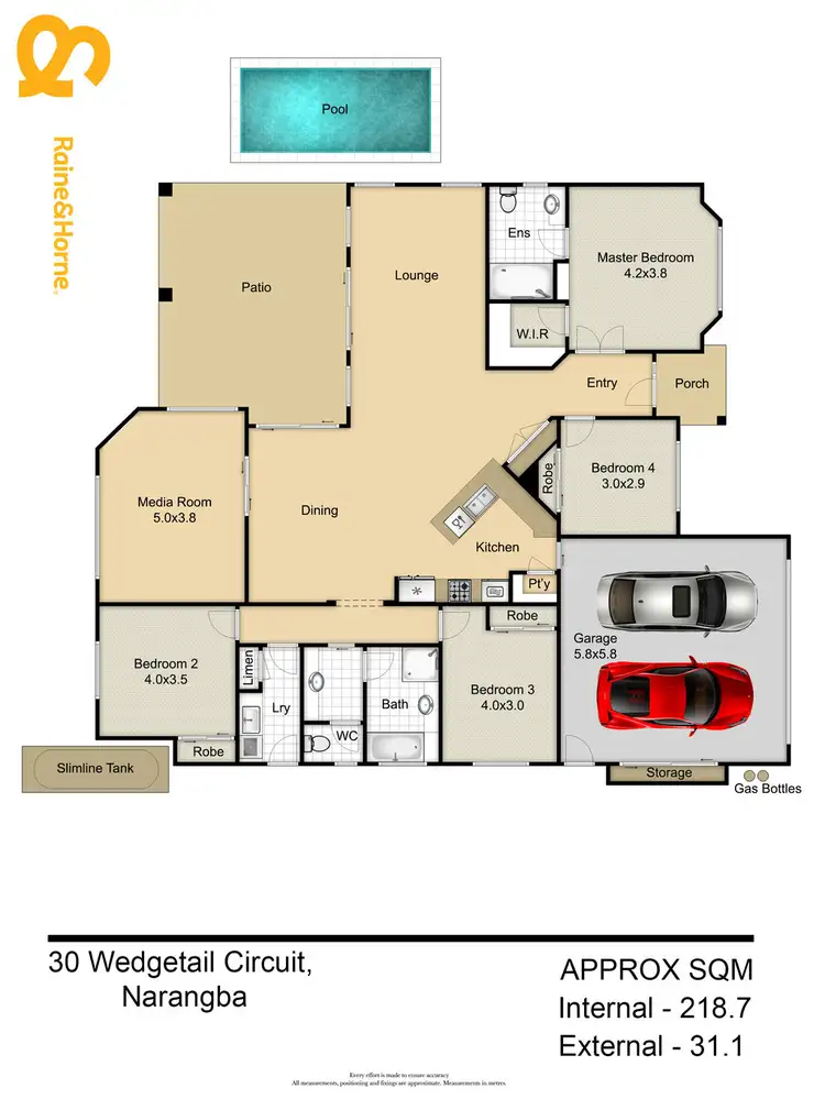 Floorplan of Homely house listing, 30 Wedgetail Circuit, Narangba QLD 4504