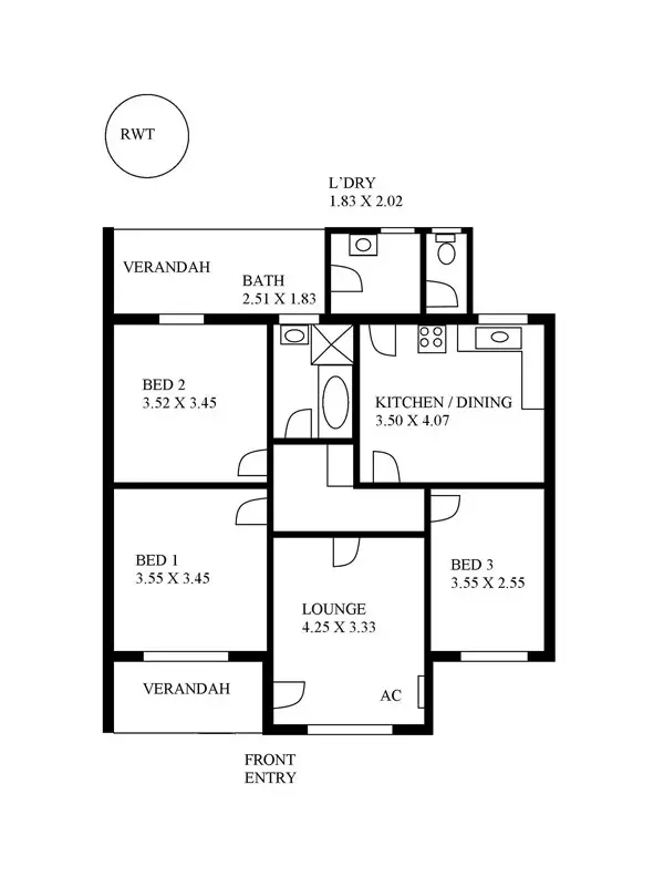 Floorplan of Homely house listing, 19 Hecla Street, Port Lincoln SA 5606