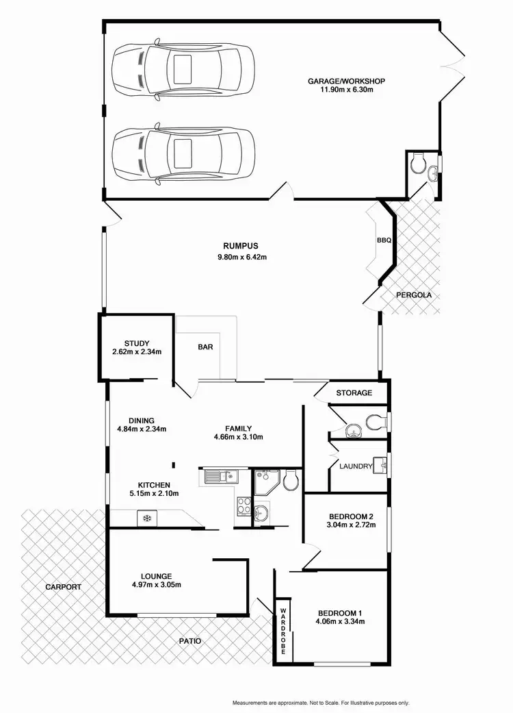 Floorplan of Homely house listing, 15 Lewis Street, Bradbury NSW 2560