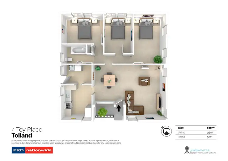 Floorplan of Homely house listing, 4 Toy Place, Tolland NSW 2650