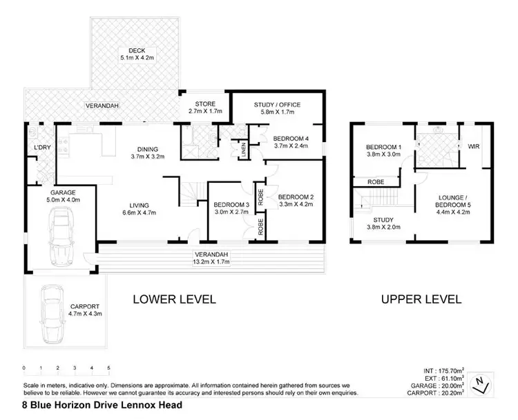 Floorplan of Homely house listing, 8 BLUE HORIZON DRIVE, Lennox Head NSW 2478