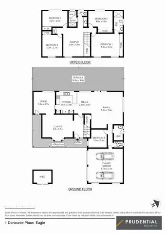 Floorplan of Homely house listing, 1 Danburite Place, Eagle Vale NSW 2558