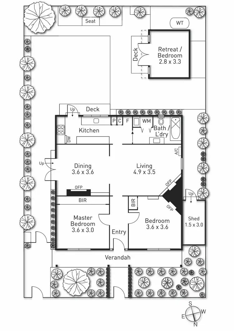 Floorplan of Homely house listing, 13 Avoca Street, Yarraville VIC 3013