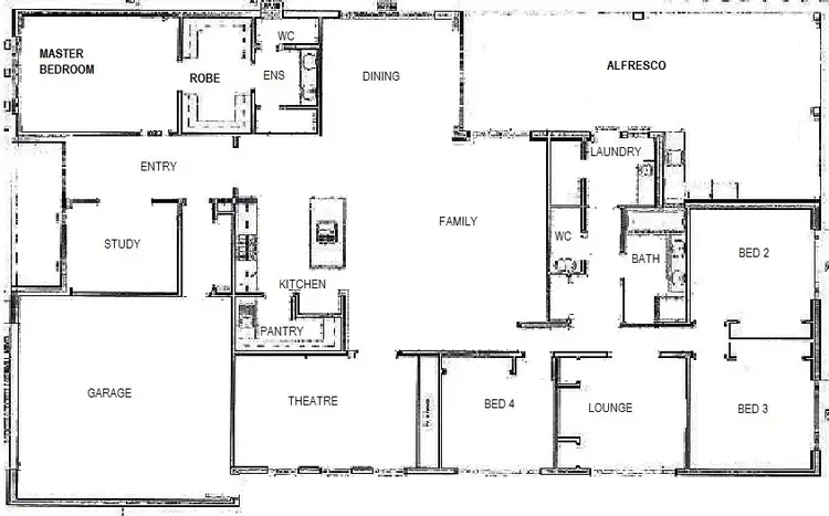 Floorplan of Homely house listing, 30 Villeneuve Drive, Trafalgar VIC 3824