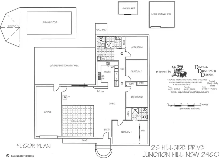 Floorplan of Homely house listing, 25 Hillside Drive, Junction Hill NSW 2460
