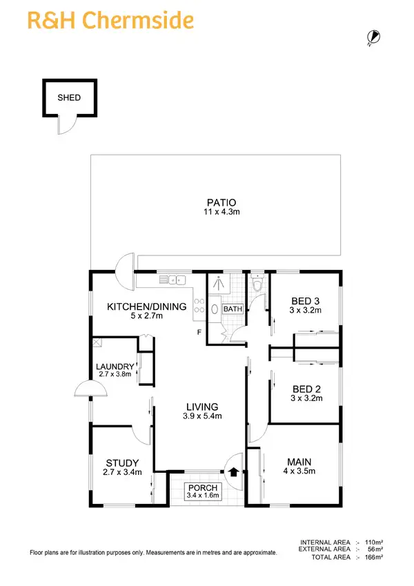 Floorplan of Homely house listing, 21 Cuthbert St, Albany Creek QLD 4035