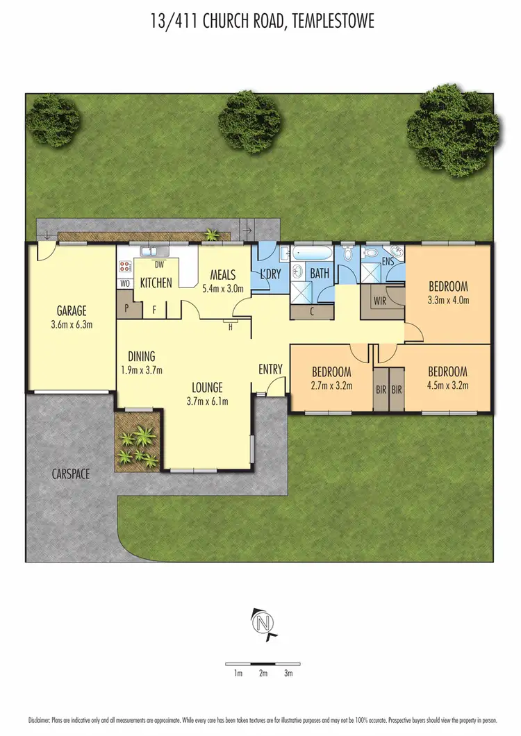 Floorplan of Homely unit listing, 13/411 Church Road, Templestowe VIC 3106
