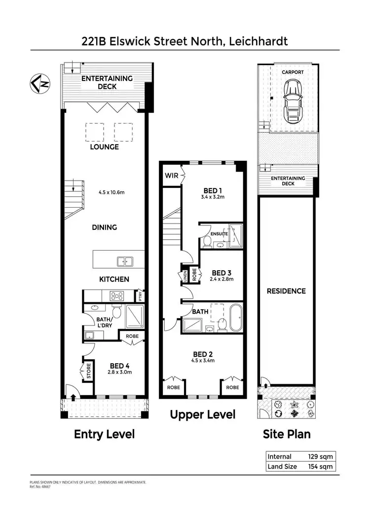 Floorplan of Homely house listing, 221B Elswick Street N, Leichhardt NSW 2040