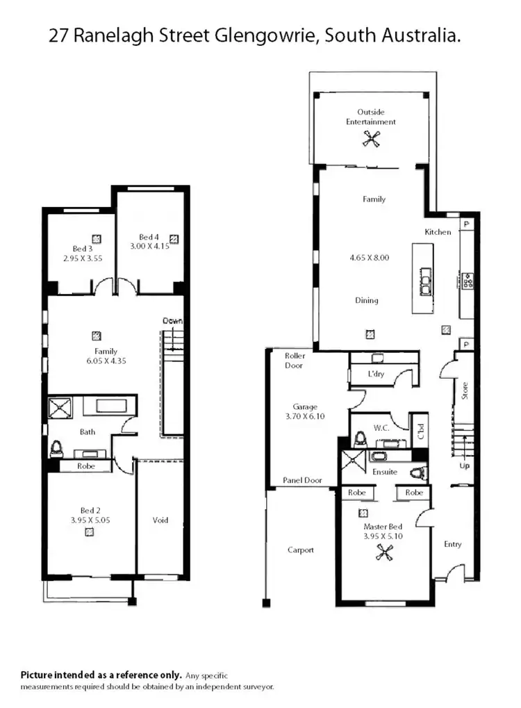 Floorplan of Homely townhouse listing, 27 Ranelagh St, Glengowrie SA 5044