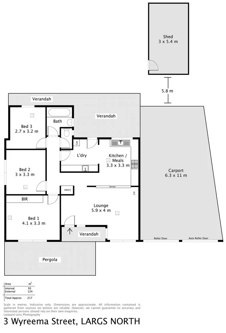 Floorplan of Homely house listing, 3 Wyreema Street, Largs North SA 5016
