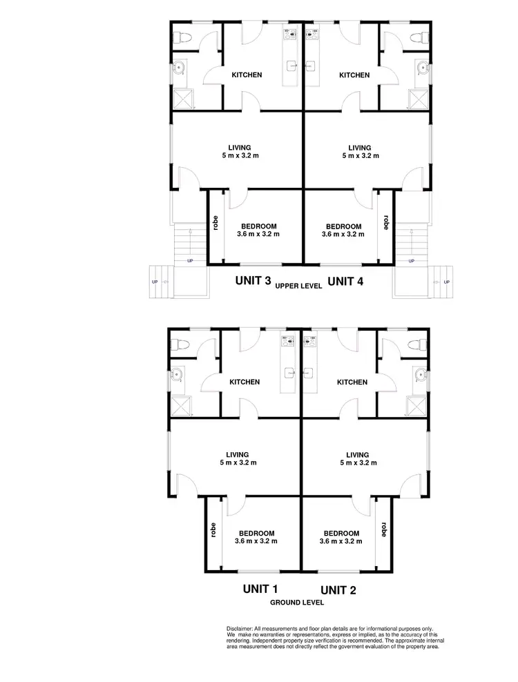 Floorplan of Homely unit listing, 1,2,3,4/72 Ashbourne Grove, West Moonah TAS 7009