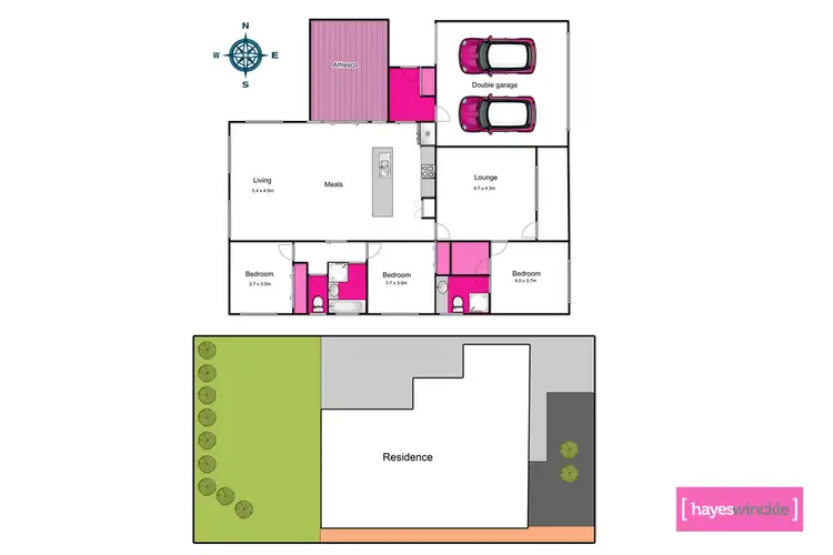 Floorplan of Homely house listing, 17 Marvins Place, Marshall VIC 3216