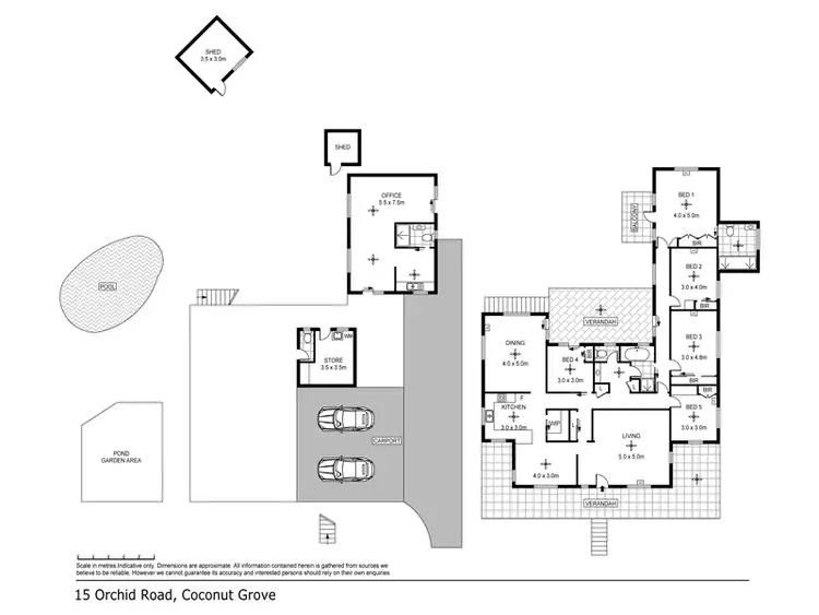 Floorplan of Homely house listing, 15 Orchard Road, Coconut Grove NT 810