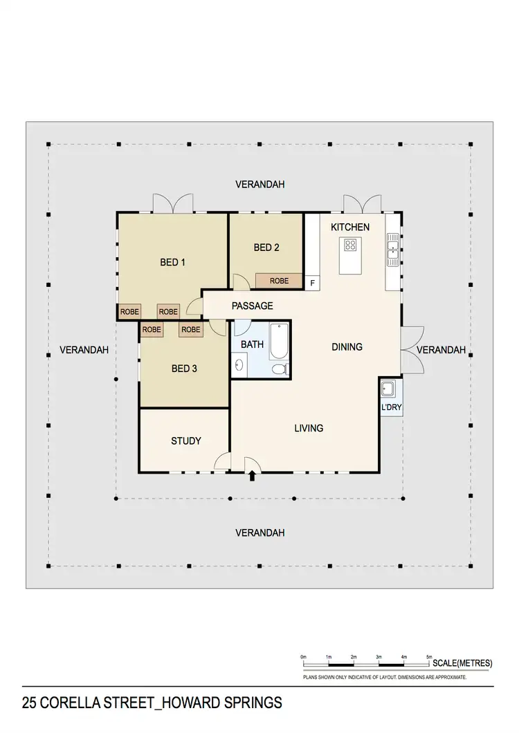 Floorplan of Homely house listing, 25 Corella Avenue, Howard Springs NT 835