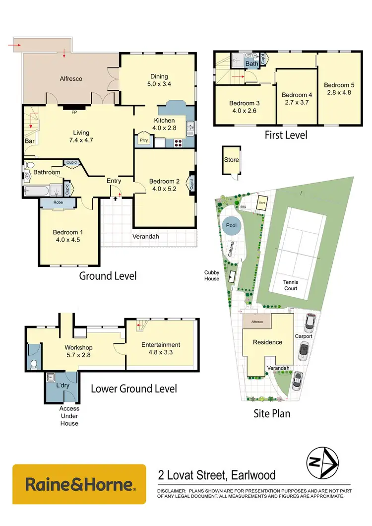 Floorplan of Homely house listing, 2 Lovat Avenue, Earlwood NSW 2206