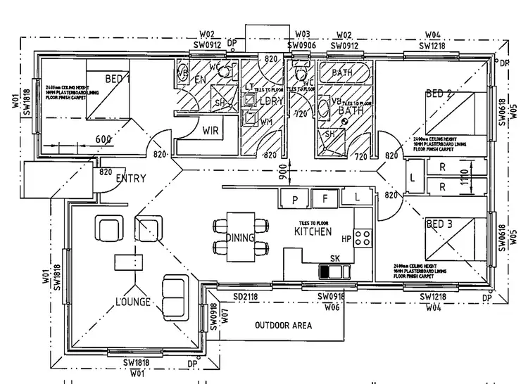 Floorplan of Homely house listing, 30 Menin Drive, Brighton TAS 7030