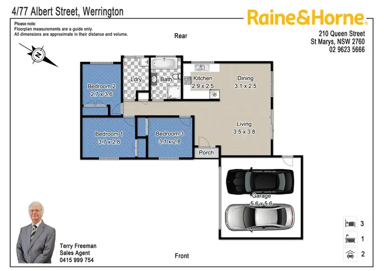 Floorplan of Homely villa listing, 4/75-77 Albert Street, Werrington NSW 2747