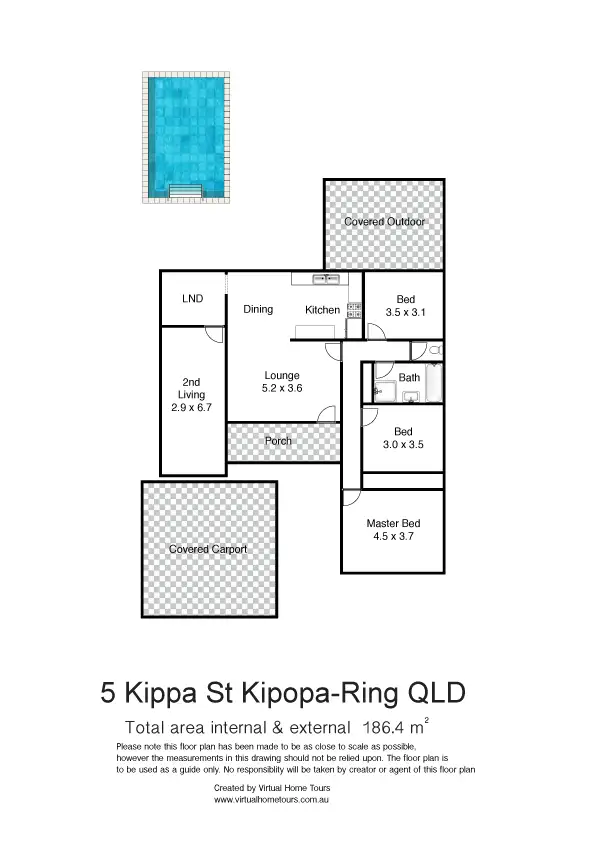 Floorplan of Homely house listing, 5 Kippa Street, Kippa-ring QLD 4021