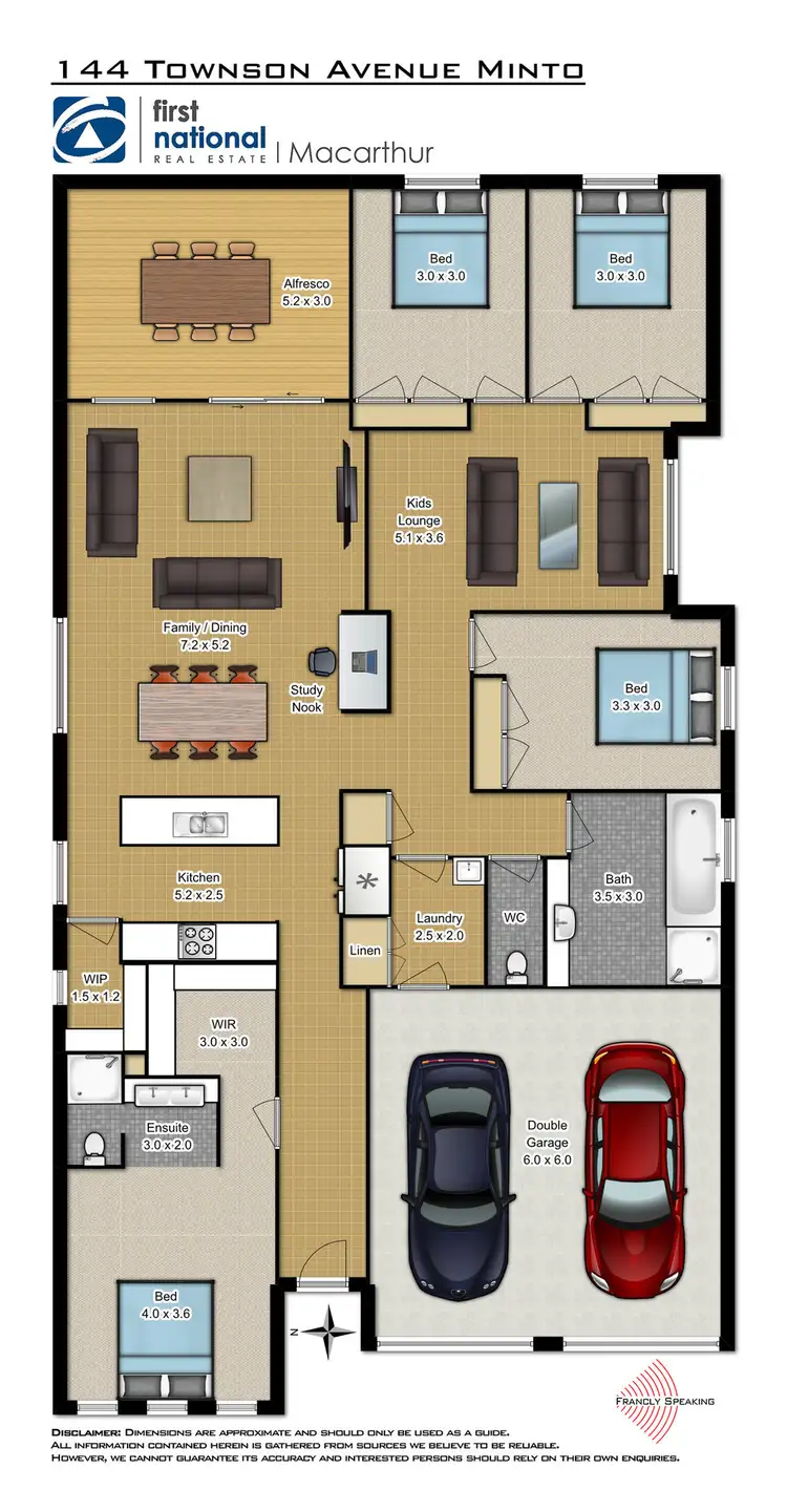 Floorplan of Homely house listing, 144 Townson Avenue, Minto NSW 2566