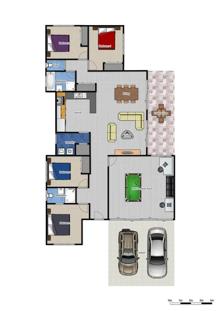 Floorplan of Homely house listing, 4 Flagstone Way, Berrinba QLD 4117