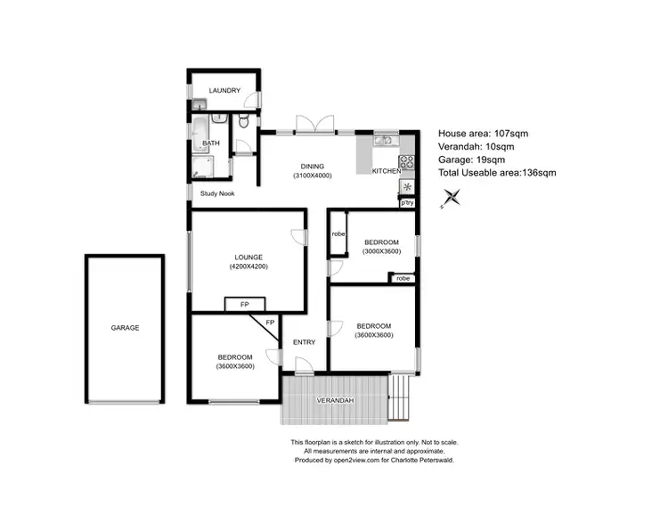 Floorplan of Homely house listing, 11 Ferndene Avenue, South Hobart TAS 7004
