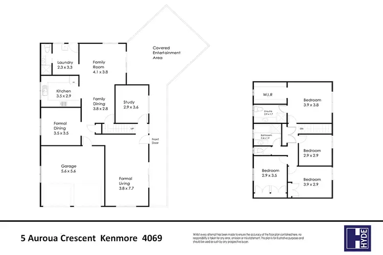 Floorplan of Homely house listing, 5 Aurora Crescent, Kenmore QLD 4069