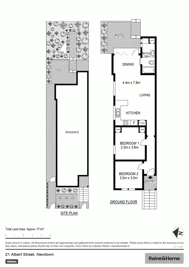 Floorplan of Homely house listing, 21 Albert Street, Newtown NSW 2042