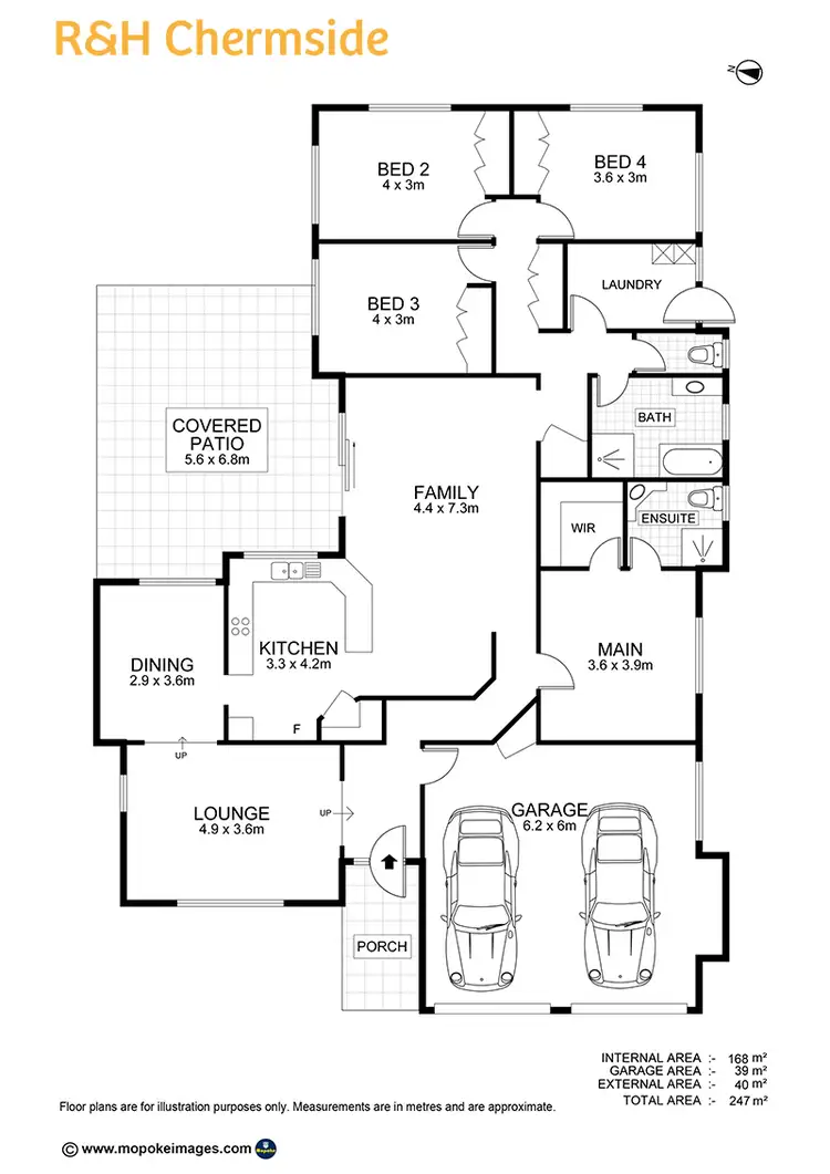 Floorplan of Homely house listing, 17 Ustinov Cres, Mcdowall QLD 4053