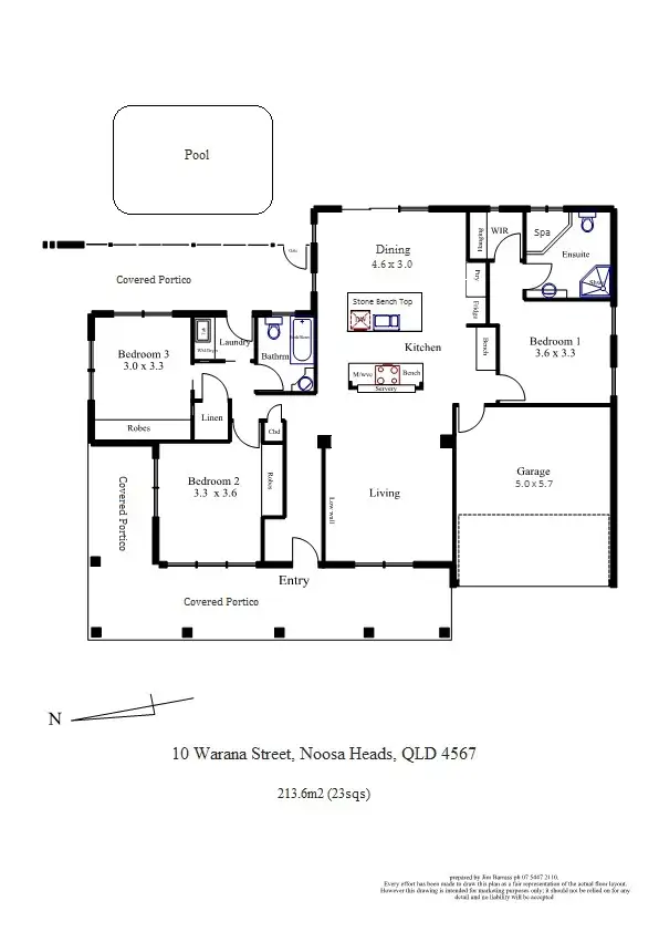 Floorplan of Homely house listing, 10 Warana Street, Noosa Heads QLD 4567