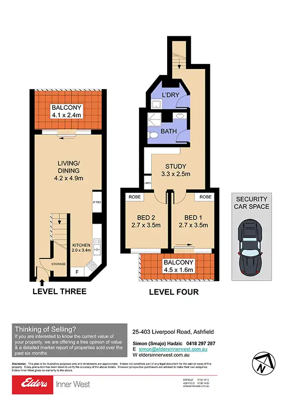 Floorplan of Homely unit listing, 25/403 Liverpool Road, Ashfield NSW 2131