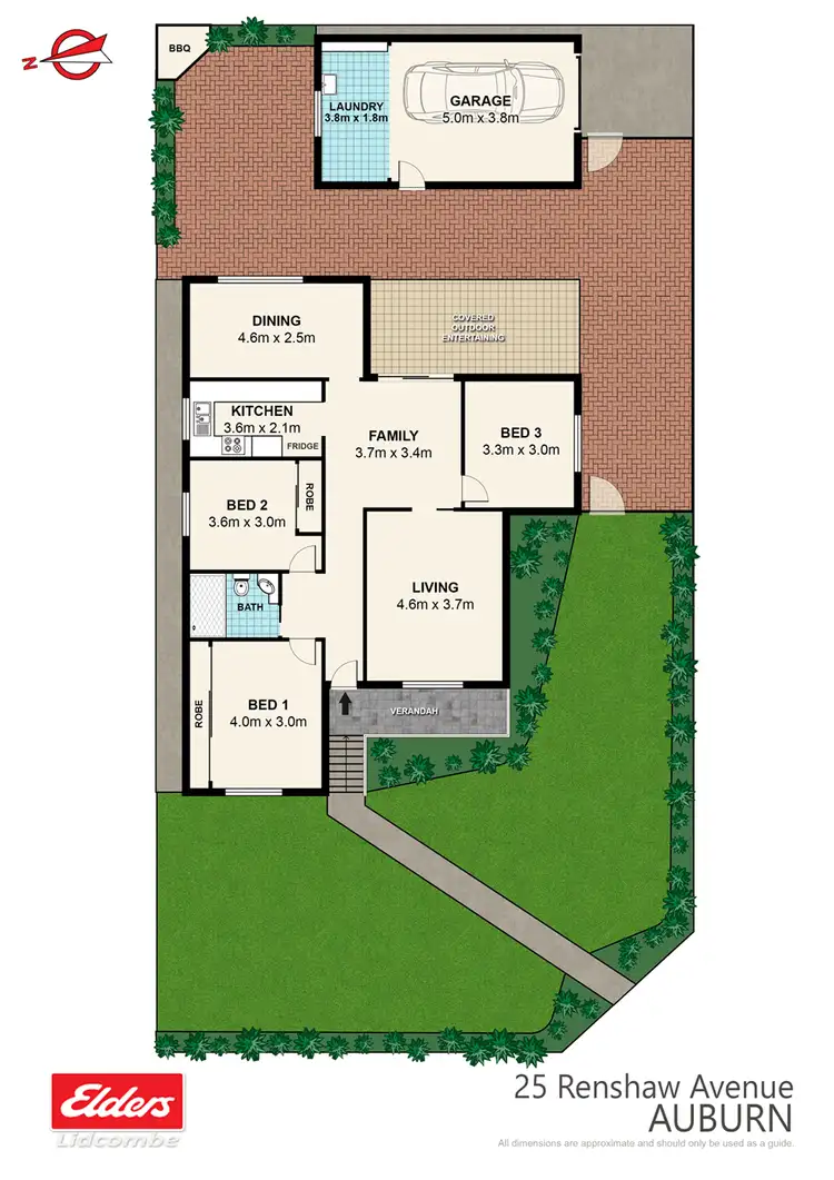 Floorplan of Homely house listing, 25 Renshaw Avenue, Auburn NSW 2144