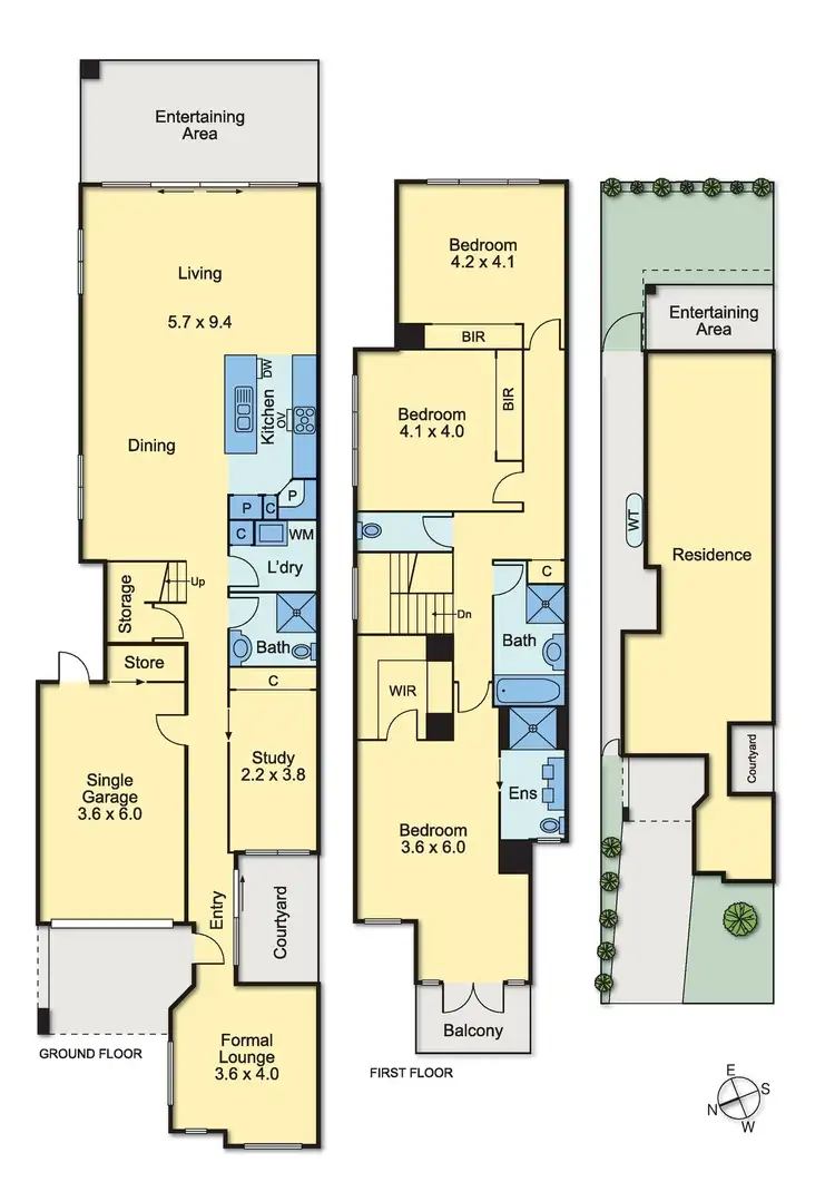 Floorplan of Homely townhouse listing, 52A Angus Avenue, Altona North VIC 3025