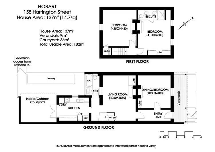 Floorplan of Homely house listing, 158 Harrington Street, Hobart TAS 7000
